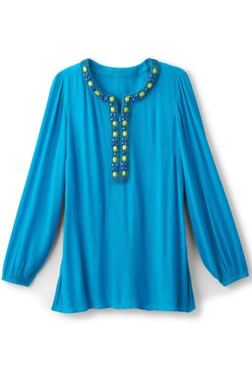 Sale Nellie Gauze Tunic Tops