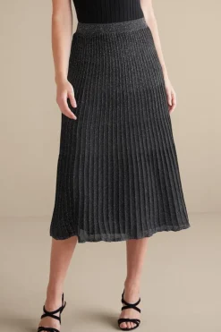 Online Nisha Knit Pleated Skirt Skirts