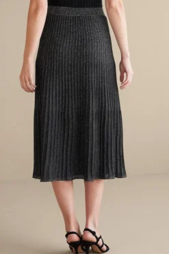 Online Nisha Knit Pleated Skirt Skirts
