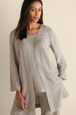 Sale Oceo Gauze Topper Tops|Toppers