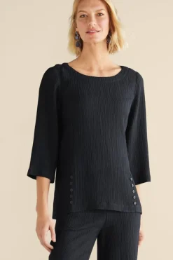 Hot Oceo Gauze Tunic Tops|Tunics & Leggings