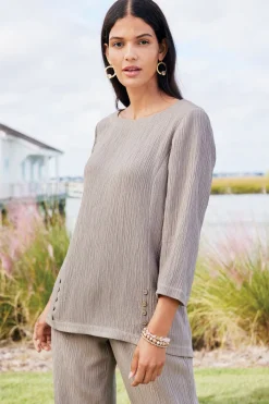 Hot Oceo Gauze Tunic Tops|Tunics & Leggings