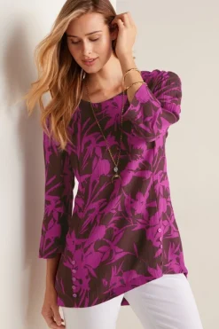 Hot Oceo Gauze Tunic Tops|Tunics & Leggings