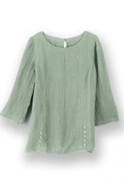 Hot Oceo Gauze Tunic Tops|Tunics & Leggings