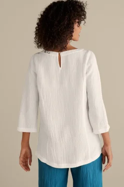 Hot Oceo Gauze Tunic Tops|Tunics & Leggings