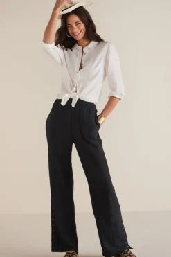 New Oceo Gauze Wide-Leg Pants Pants