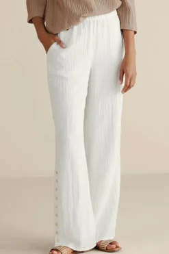 New Oceo Gauze Wide-Leg Pants Pants