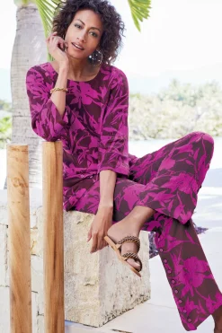 New Oceo Gauze Wide-Leg Pants Pants