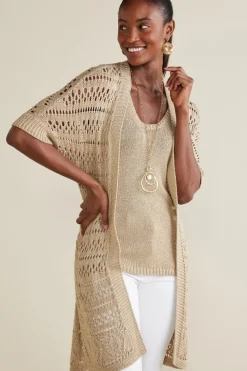 Discount Opaline Shimmer Cardigan Tops|Sweaters & Cardigans