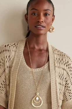 Discount Opaline Shimmer Cardigan Tops|Sweaters & Cardigans