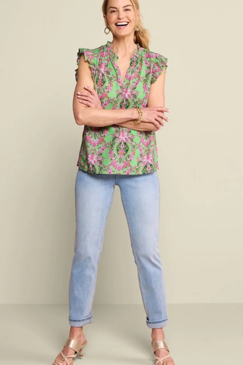 Best Paige Linen Blend Top Tops