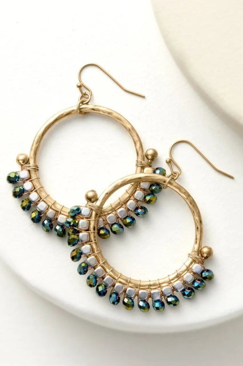 Best Phoebe Beads Hoop Earrings Jewelry|Earrings
