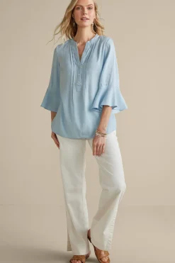 Outlet Raisa Linen Blend Top Tops