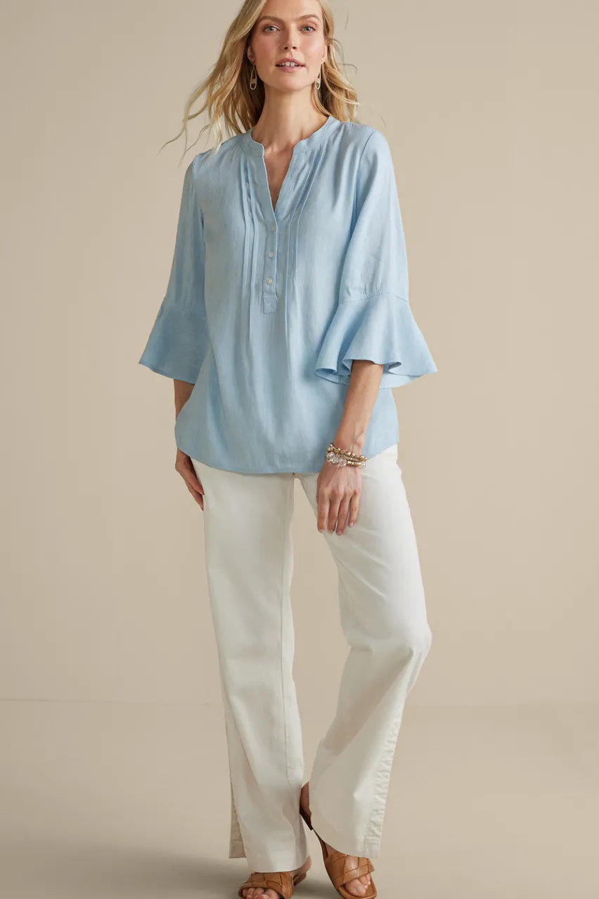 Outlet Raisa Linen Blend Top Tops