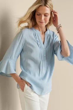 Outlet Raisa Linen Blend Top Tops