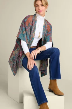 Best Rhea Woven Kimono Wrap Scarves & Wraps