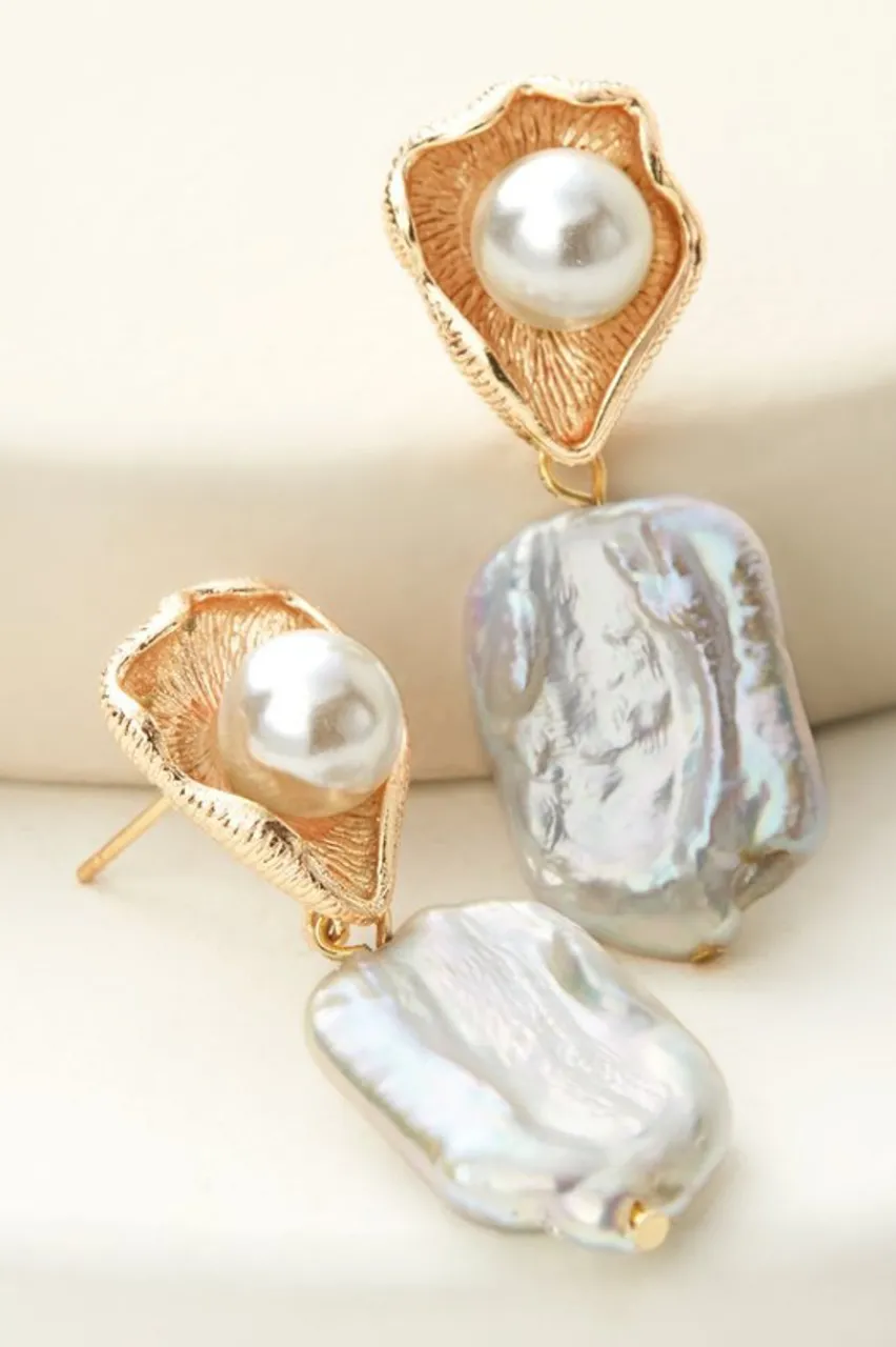 Best Rita Pearl Drop Earrings Jewelry|Earrings