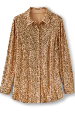Best Sancerre Sequin Shirt Tops