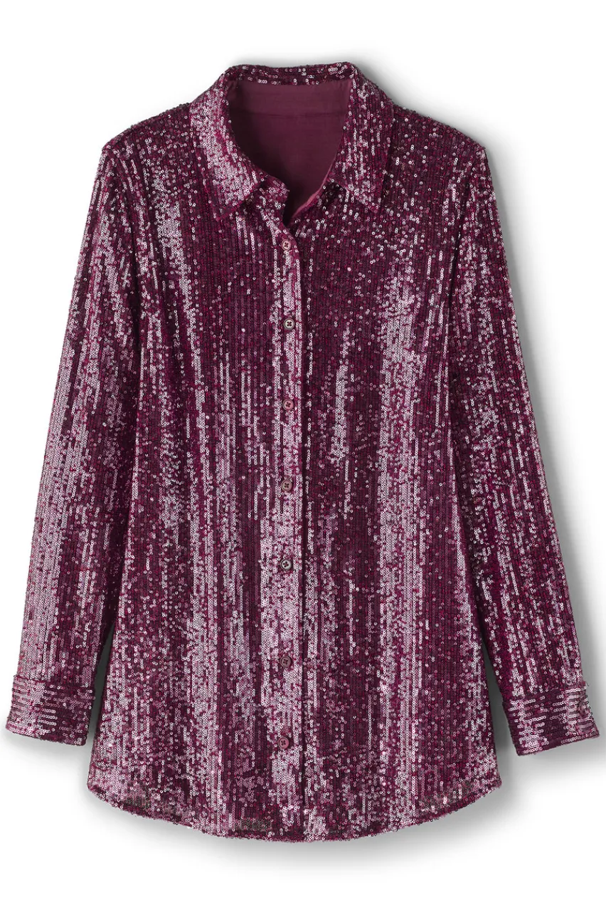 Best Sancerre Sequin Shirt Tops