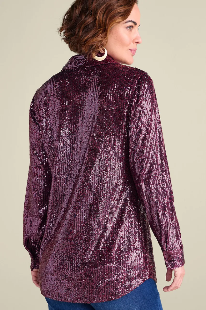Best Sancerre Sequin Shirt Tops
