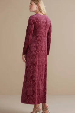 Outlet Santiago Embossed Velvet Dress Dresses