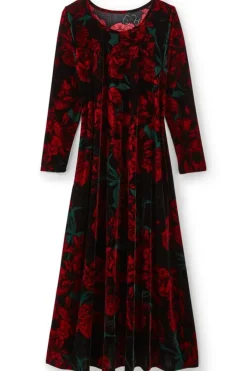 Best Santiago Stretch Velvet Dress Dresses
