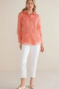 Online Savannah Embellished Tunic Tops