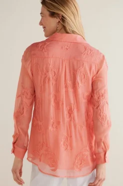 Online Savannah Embellished Tunic Tops