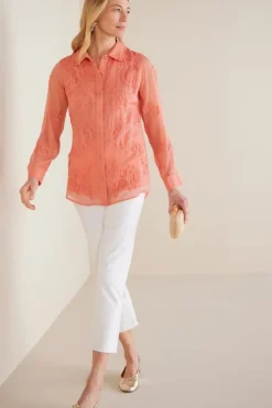 Online Savannah Embellished Tunic Tops