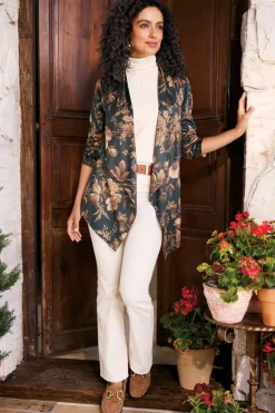 Hot Shape Drape Faux Suede Jacket Toppers|Jackets & Coats