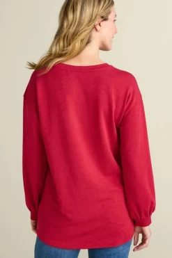 New Siesta Soft Button Shoulder Tunic Tops