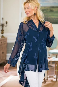 Sale Silk Convertible Shirt & Cami Tops