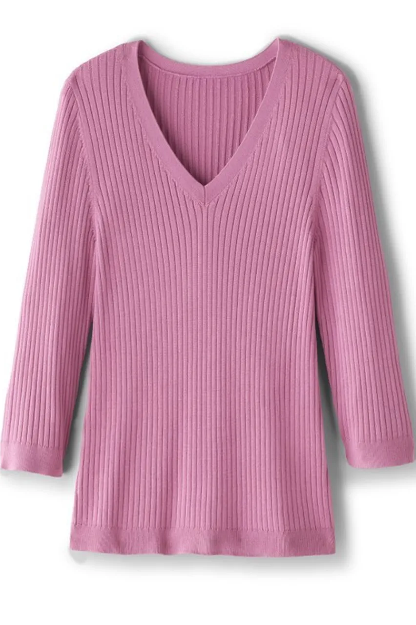 New Soft Essential Ribbed Linnie Sweater Sweaters & Cardigans
