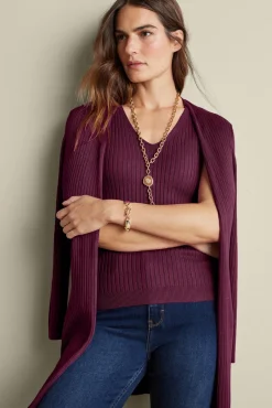 Discount Soft Essential Ribbed Sweater Tank Tops|Sweaters & Cardigans