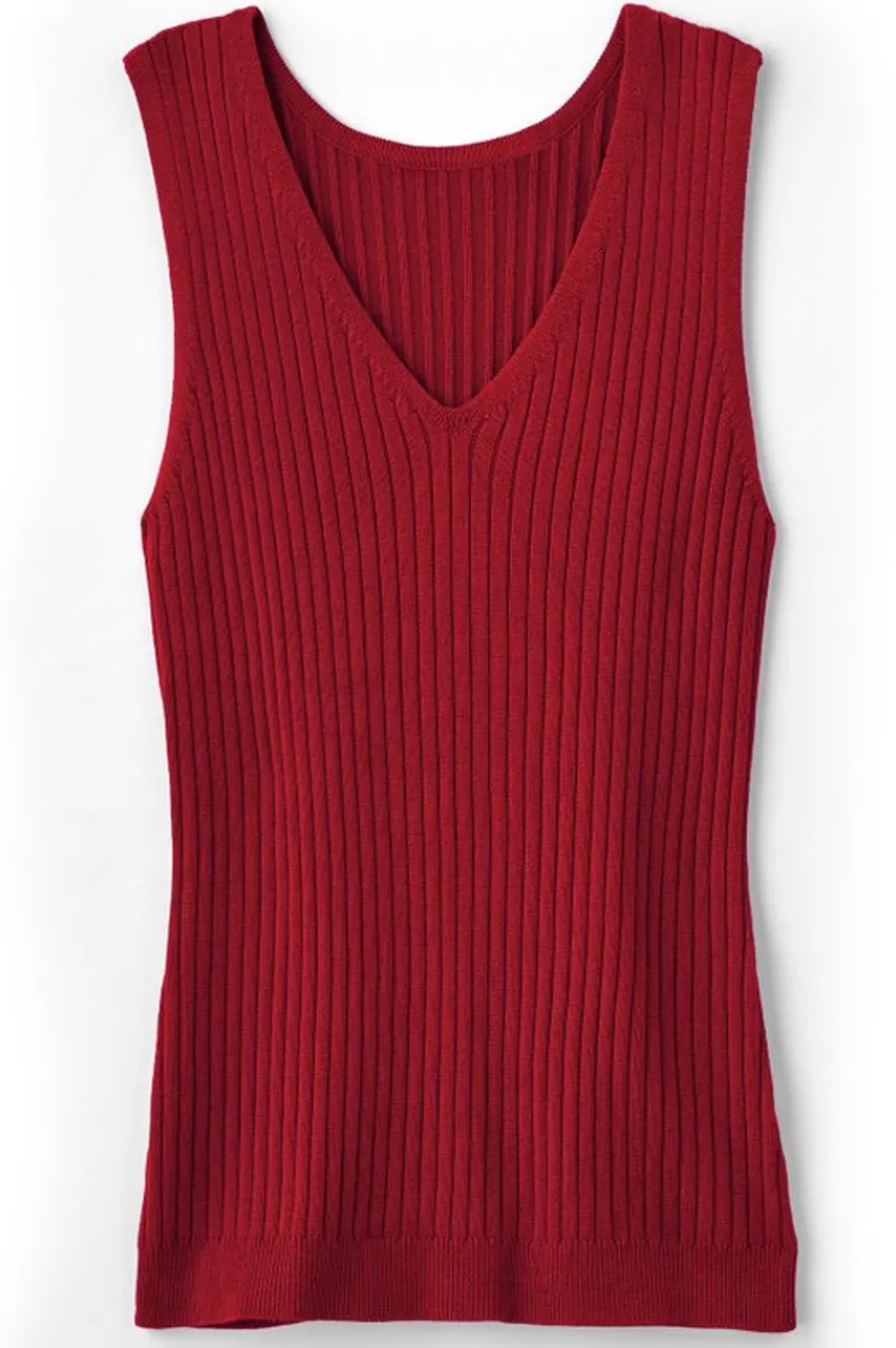 Discount Soft Essential Ribbed Sweater Tank Tops|Sweaters & Cardigans