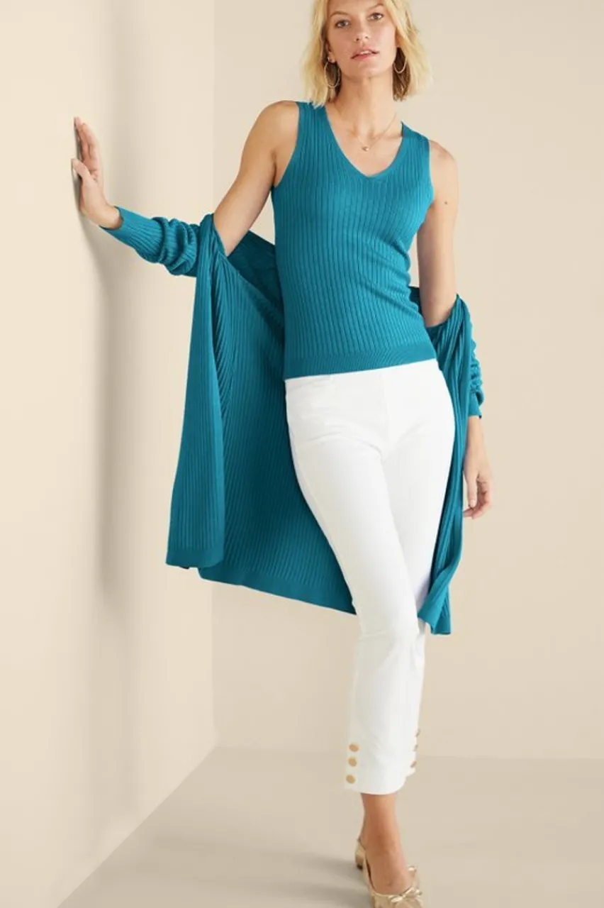 Discount Soft Essential Ribbed Sweater Tank Tops|Sweaters & Cardigans