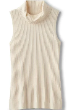 Discount Soft Essential Ribbed Turtleneck Tank Tops|Sweaters & Cardigans