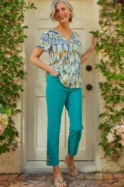 New Soft Essential Superla Slim Leg Crop Pants Pants