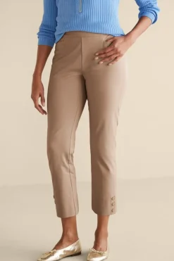 New Soft Essential Superla Slim Leg Crop Pants Pants