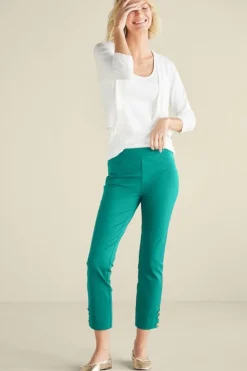 New Soft Essential Superla Slim Leg Crop Pants Pants