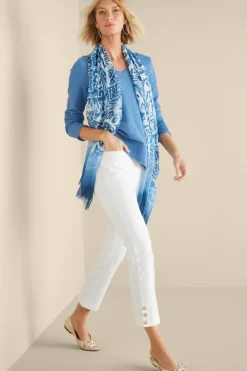 New Soft Essential Superla Slim Leg Crop Pants Pants