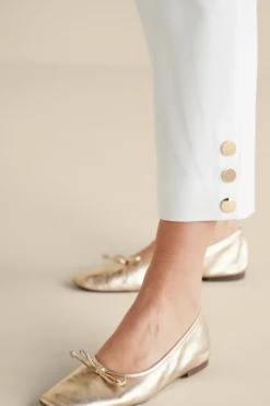 New Soft Essential Superla Slim Leg Crop Pants Pants