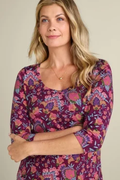 Clearance Soft Essential Supima 3/4 Sleeve Tee Tops