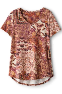 Discount Soft Essential Supima Isabel Short Sleeve Tunic Tops|Tunics & Leggings