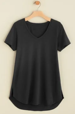 Discount Soft Essential Supima Isabel Short Sleeve Tunic Tops|Tunics & Leggings