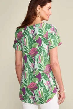 Discount Soft Essential Supima Isabel Short Sleeve Tunic Tops|Tunics & Leggings