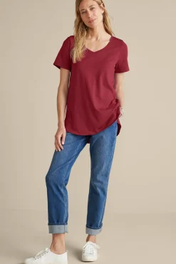 Discount Soft Essential Supima Isabel Short Sleeve Tunic Tops|Tunics & Leggings