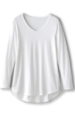 Online Soft Essential Supima Isabel Long Sleeve Tunic Tops