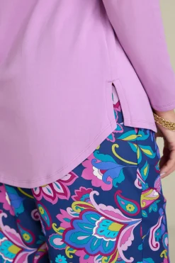 Online Soft Essential Supima Isabel Long Sleeve Tunic Tops