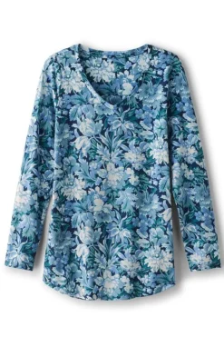 Online Soft Essential Supima Isabel Long Sleeve Tunic Tops